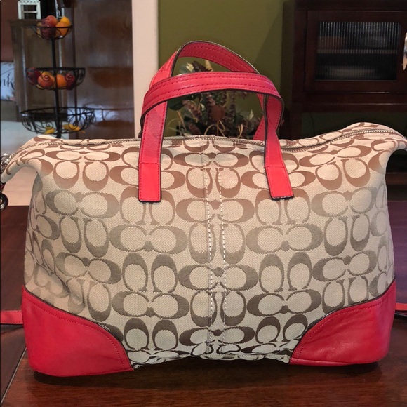 Coach Handbags - COACH F31841 HADLEY SIGNATURE SATCHEL